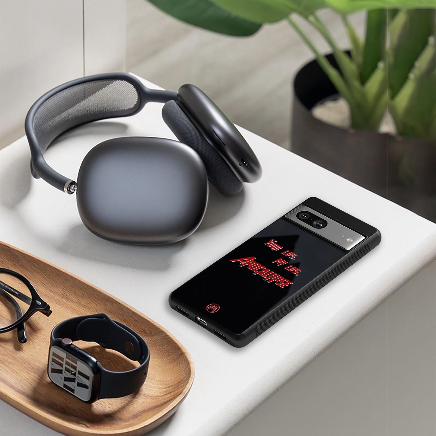 apocalypse back phone cover | glass case for google pixel 9 pro xl