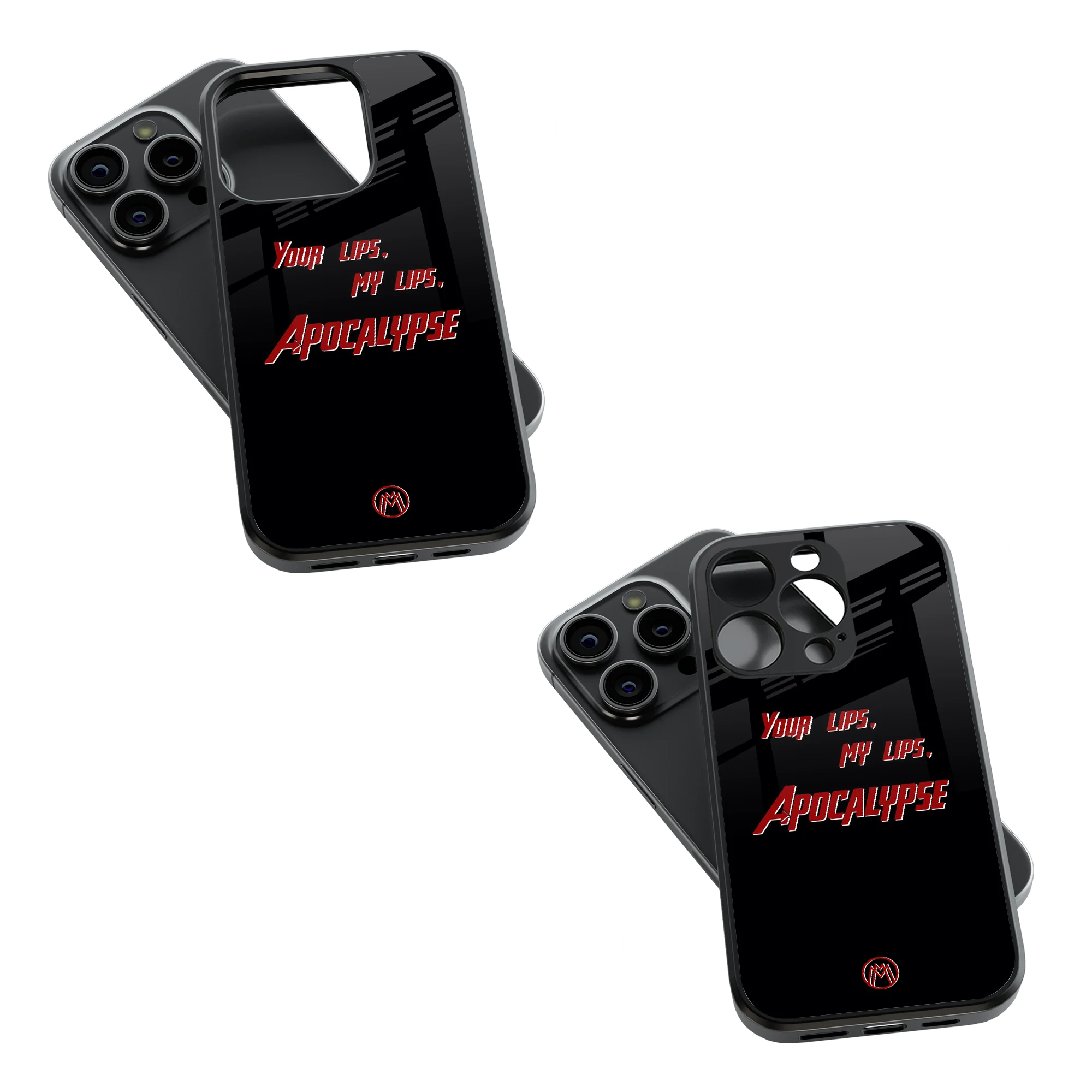 Trendy Glass Back Mobile Case for iPhone, Samsung, Redmi, OnePlus, Google Pixel, Motorola