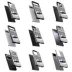 Durable Glass Back Mobile Case for iPhone, Samsung, OnePlus, Google Pixel, Redmi, Vivo, Oppo