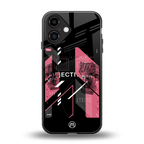 apollo project aesthetic pink and black back phone cover | glass case for iphone 16