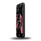 apollo project aesthetic pink and black back phone cover | glass case for nothing phone 1
