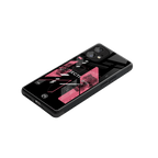 apollo project aesthetic pink and black back phone cover | glass case for nothing phone 1