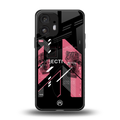 apollo project aesthetic pink and black back phone cover | glass case for nothing phone 2
