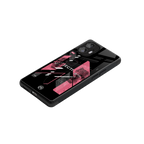 apollo project aesthetic pink and black back phone cover | glass case for nothing phone 2