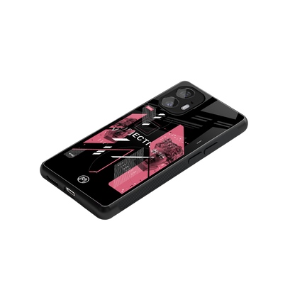 apollo project aesthetic pink and black back phone cover | glass case for nothing phone 2