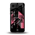 apollo project aesthetic pink and black back phone cover | glass case for oneplus nord 4
