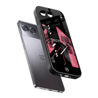 apollo project aesthetic pink and black back phone cover | glass case for oneplus nord 4