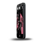 apollo project aesthetic pink and black back phone cover | glass case for oneplus nord 4
