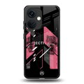 apollo project aesthetic pink and black back phone cover | glass case for oneplus nord ce 3