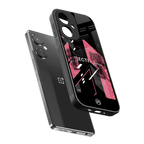 apollo project aesthetic pink and black back phone cover | glass case for oneplus nord ce 3
