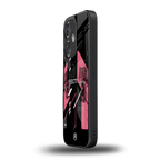apollo project aesthetic pink and black back phone cover | glass case for oneplus nord ce 3