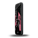 apollo project aesthetic pink and black back phone cover | glass case for oneplus nord ce 4 lite