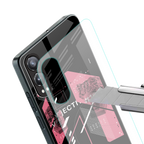 apollo project aesthetic pink and black back phone cover | glass case for oneplus nord ce 4 lite