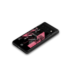 apollo project aesthetic pink and black back phone cover | glass case for google pixel 6 pro