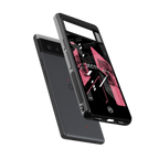 apollo project aesthetic pink and black back phone cover | glass case for Google Pixel 6A