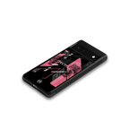 apollo project aesthetic pink and black back phone cover | glass case for Google Pixel 6A