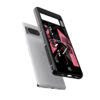 apollo project aesthetic pink and black back phone cover | glass case for Google Pixel 8