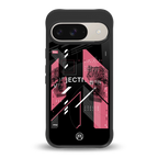 apollo project aesthetic pink and black back phone cover | glass case for google pixel 9