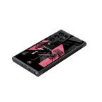 apollo project aesthetic pink and black back phone cover | glass case for samsung galaxy s23 ultra