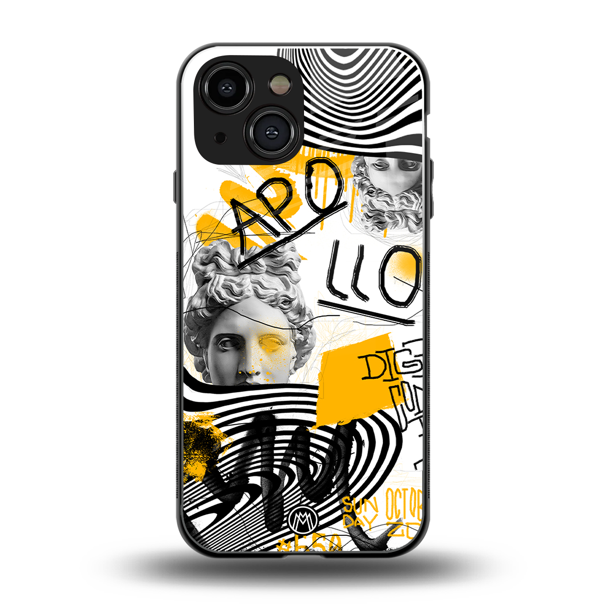 apollo project back phone cover | glass case for iphone 13 mini