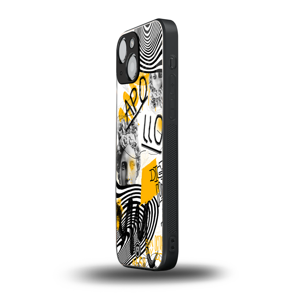 apollo project back phone cover | glass case for iphone 13 mini