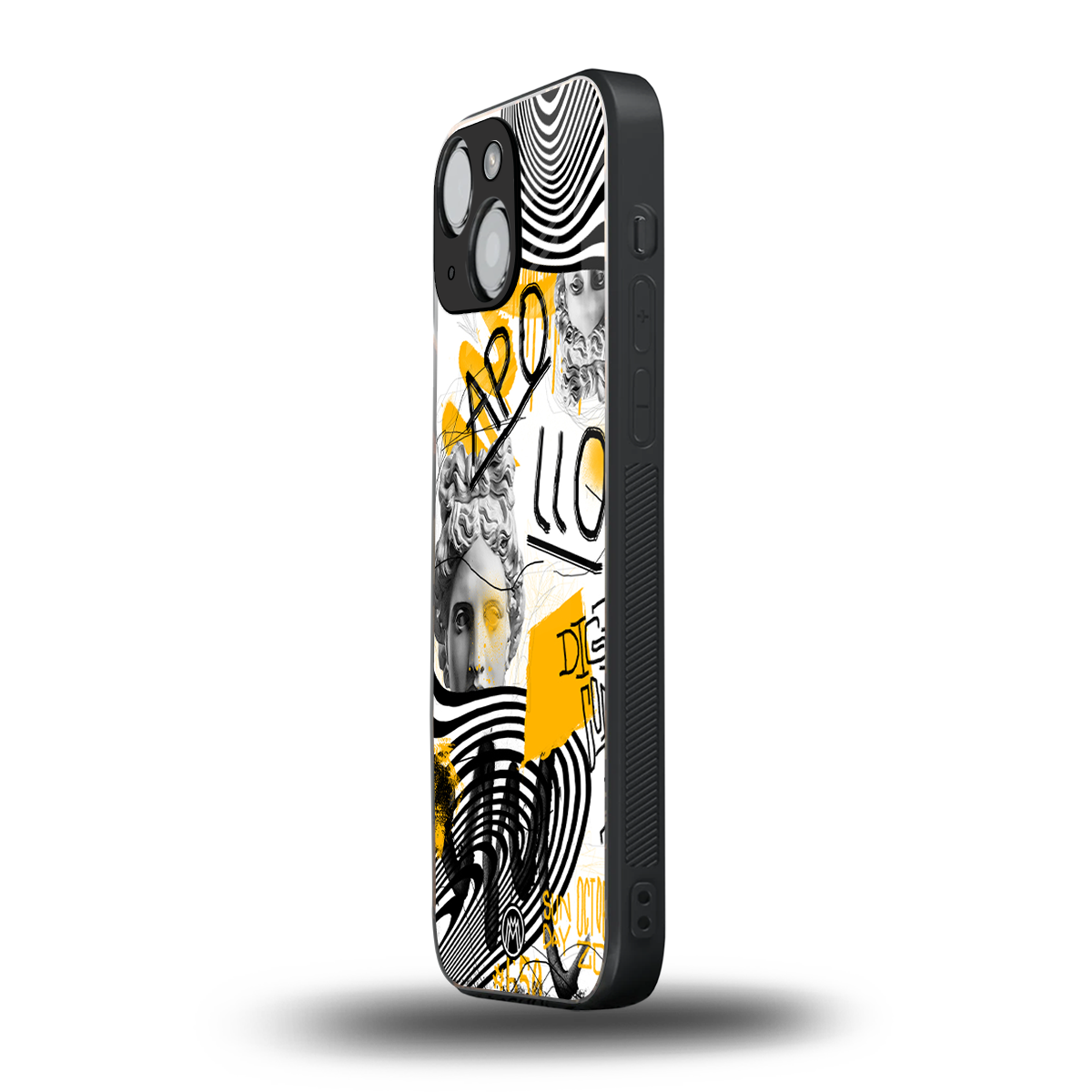 apollo project back phone cover | glass case for iphone 13 mini