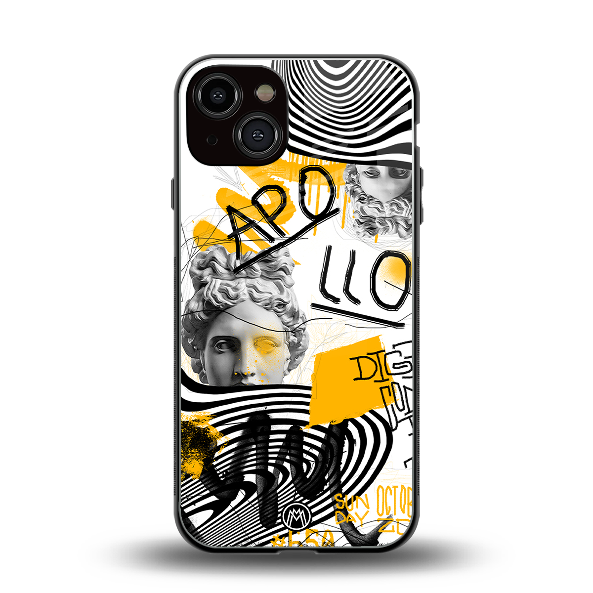 apollo project back phone cover | glass case for iphone 13