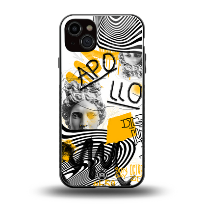 apollo project back phone cover | glass case for iphone 15 plus