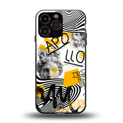 apollo project back phone cover | glass case for iphone 14 pro max