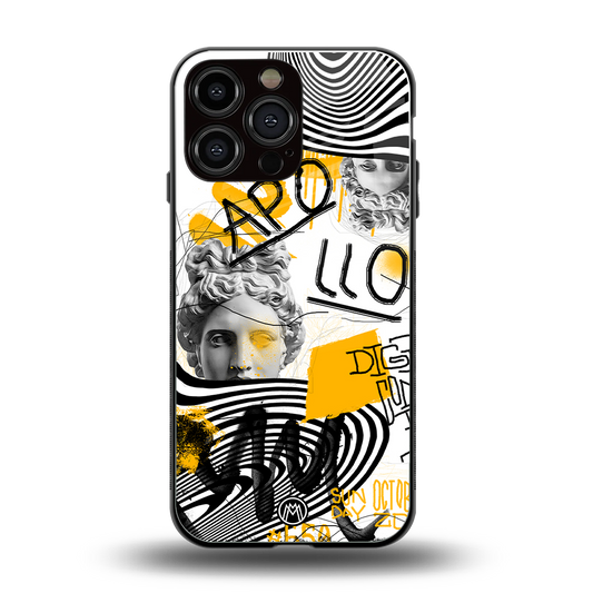 apollo project back phone cover | glass case for iphone 14 pro max