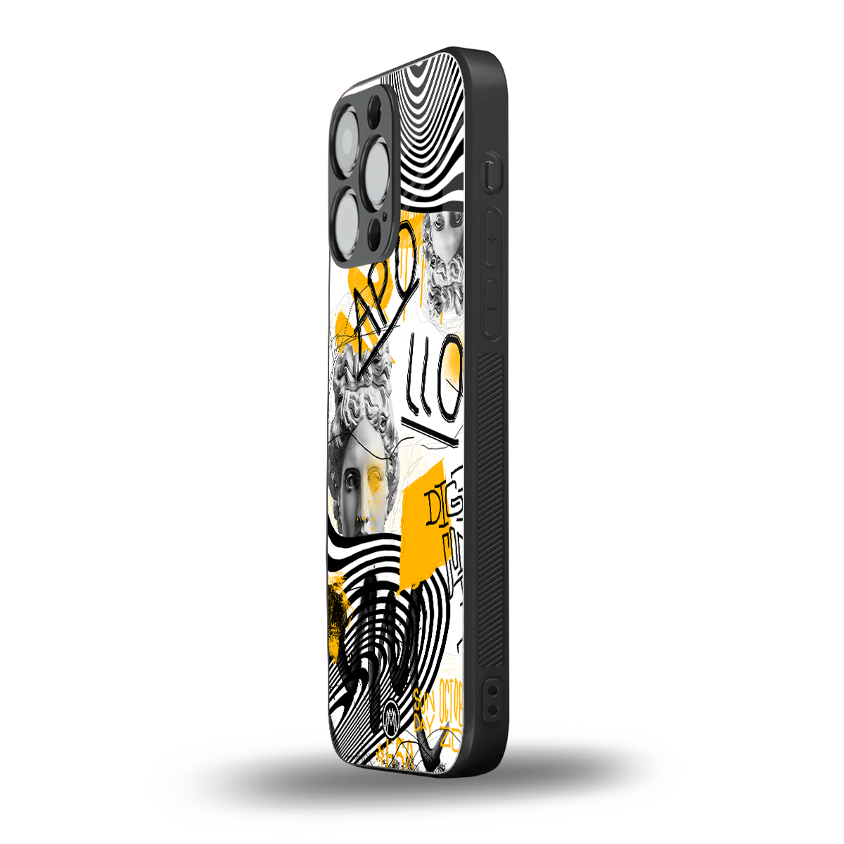 apollo project back phone cover | glass case for iphone 15 pro max