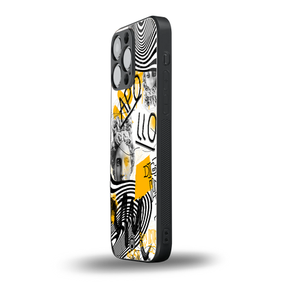 apollo project back phone cover | glass case for iphone 14 pro max