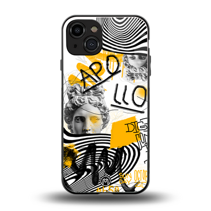 apollo project back phone cover | glass case for iphone 14