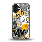 apollo project back phone cover | glass case for iphone 16 plus