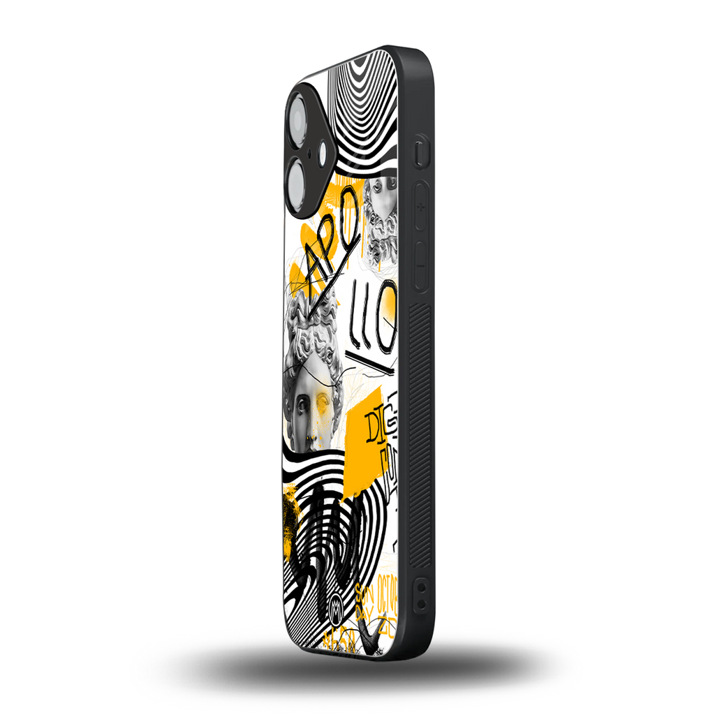 apollo project back phone cover | glass case for iphone 16 plus