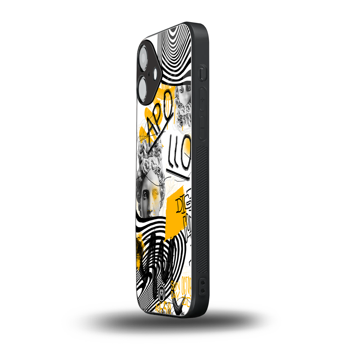 apollo project back phone cover | glass case for iphone 16 plus