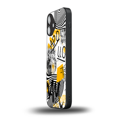 apollo project back phone cover | glass case for iphone 16 plus