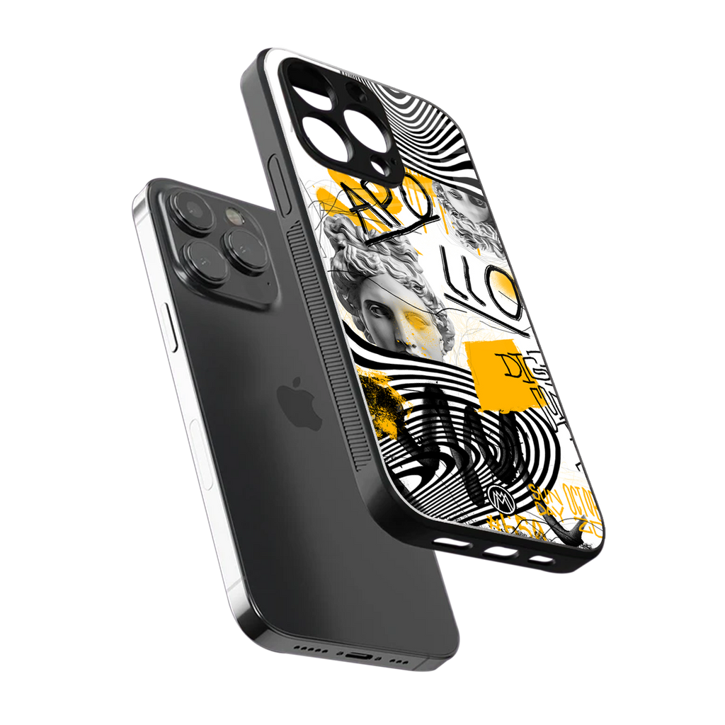 apollo project back phone cover | glass case for iphone 16 pro max