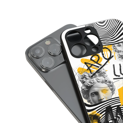 apollo project back phone cover | glass case for iphone 16 pro max