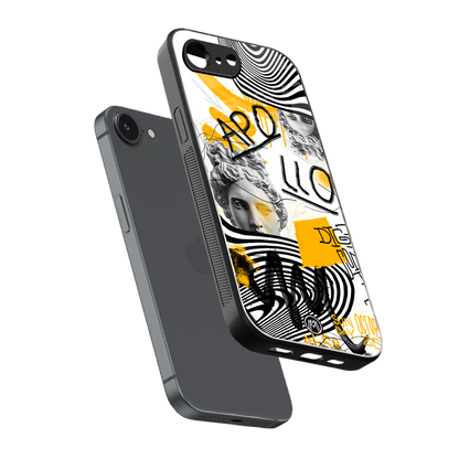 apollo project back phone cover | glass case for iphone 16e