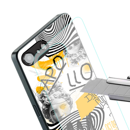apollo project back phone cover | glass case for iphone 16e