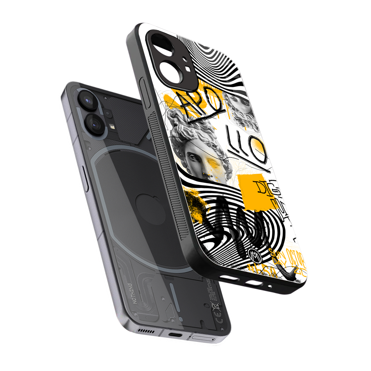 apollo project back phone cover | glass case for nothing phone 1