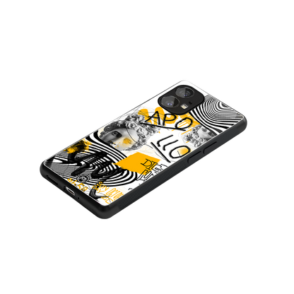 apollo project back phone cover | glass case for nothing phone 1