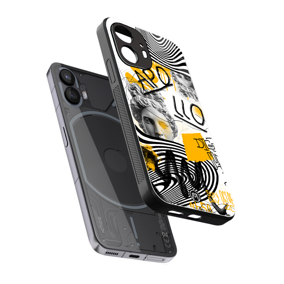 apollo project back phone cover | glass case for nothing phone 2