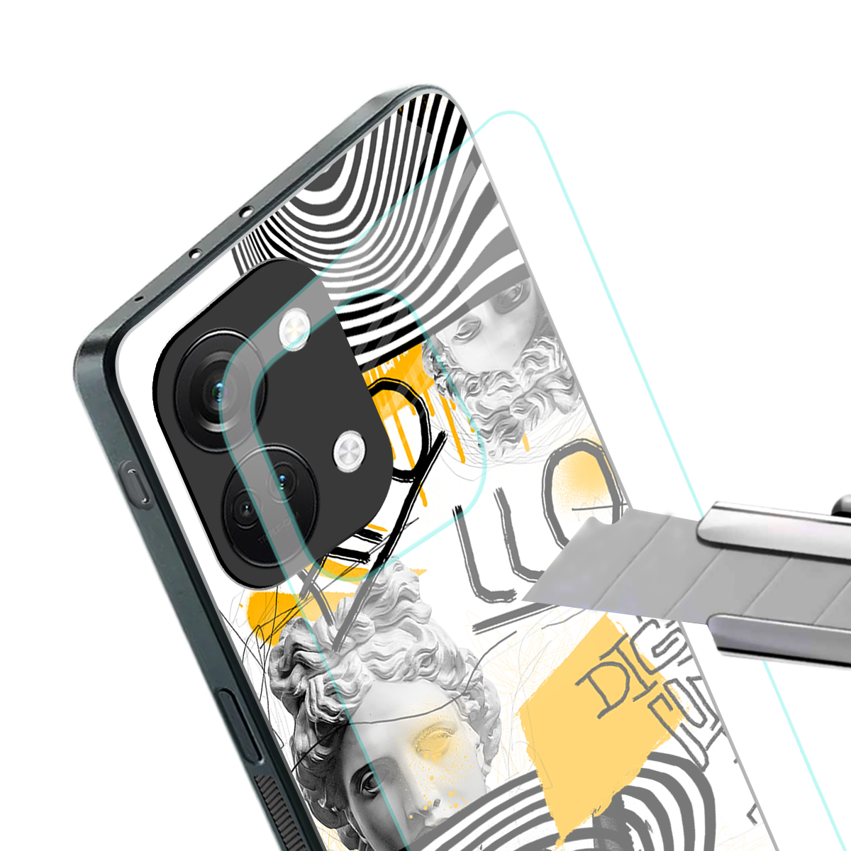 apollo project back phone cover | glass case for oneplus nord 3