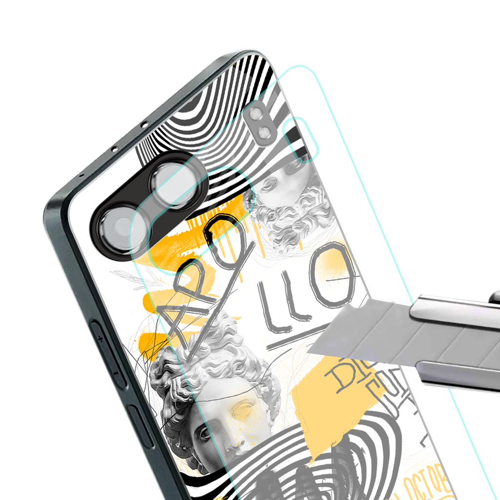 apollo project back phone cover | glass case for oneplus nord 4