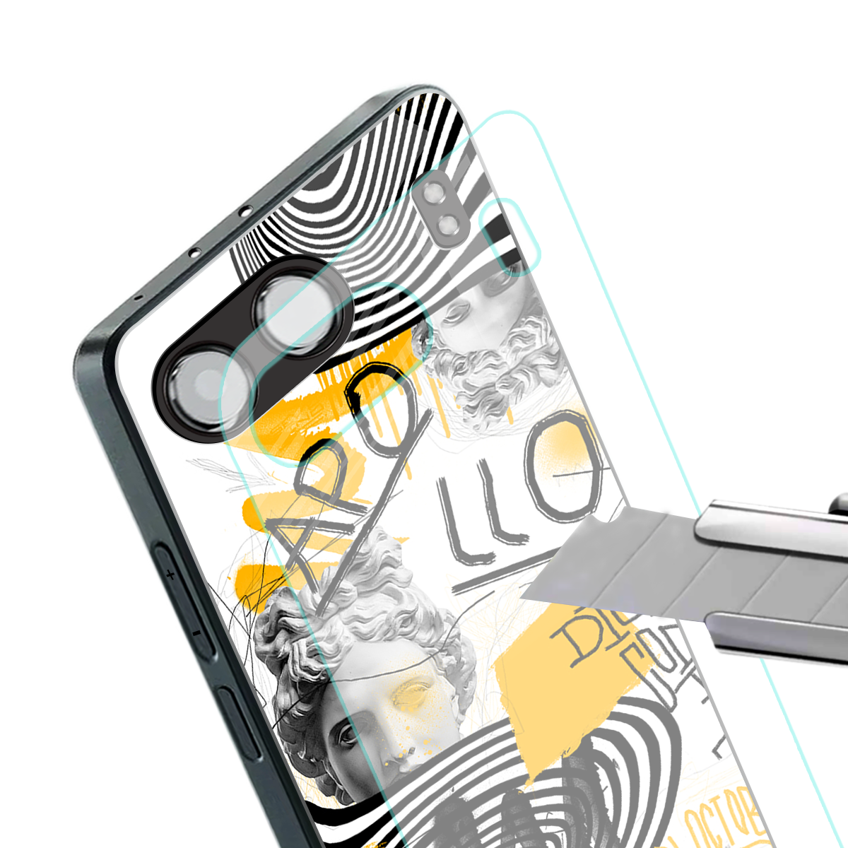 apollo project back phone cover | glass case for oneplus nord 4
