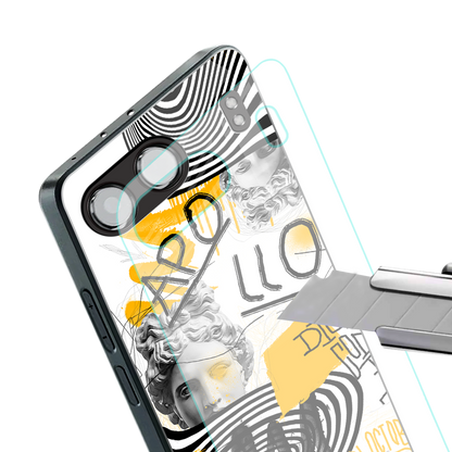 apollo project back phone cover | glass case for oneplus nord 4