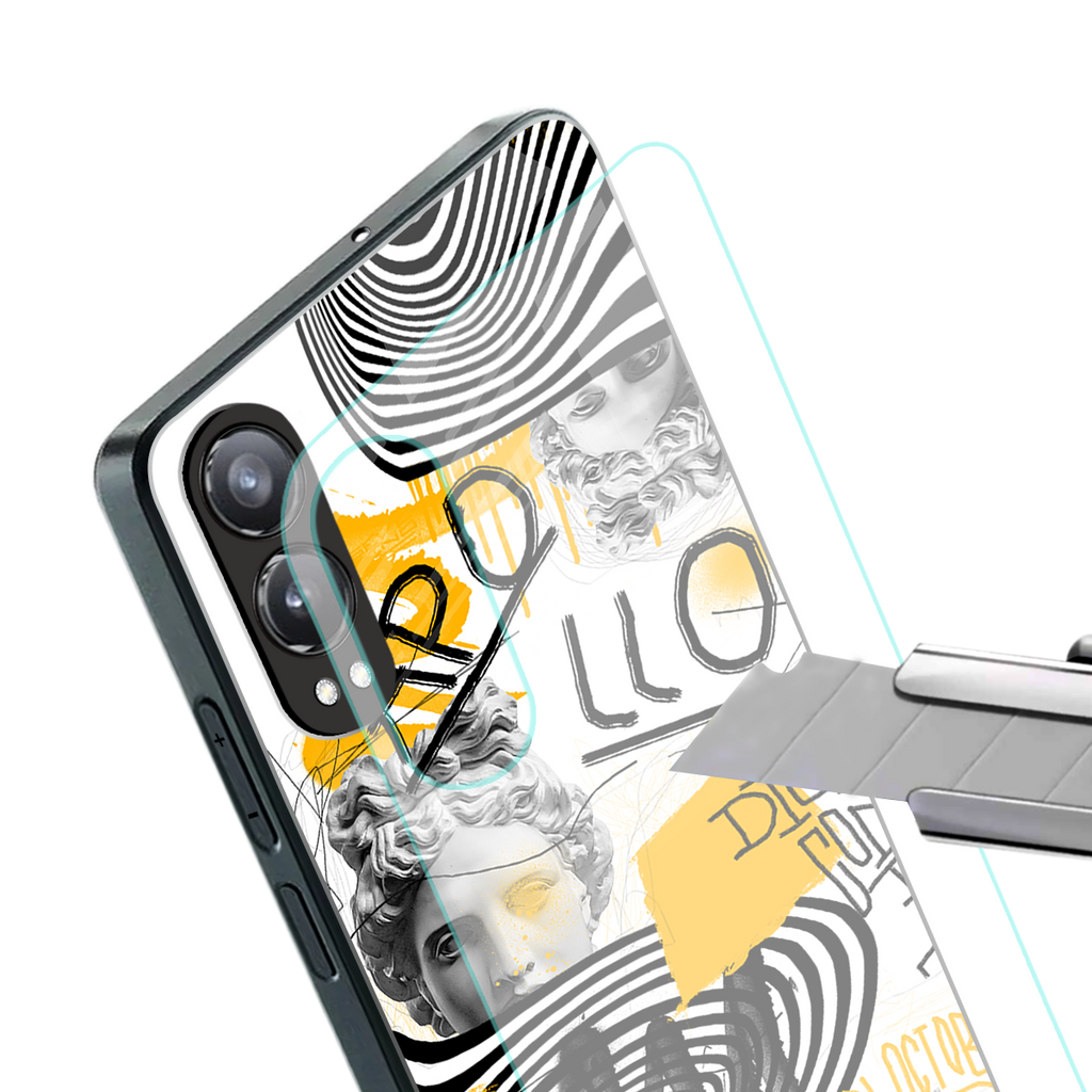 apollo project back phone cover | glass case for oneplus nord ce 4 lite