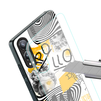 apollo project back phone cover | glass case for oneplus nord ce 4 lite